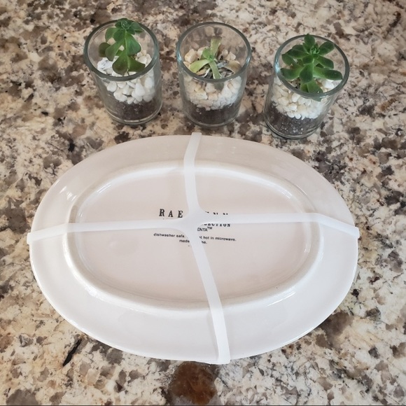 NWT Rae Dunn set of 4 GOODIES appetizer plates - Picture 3 of 3